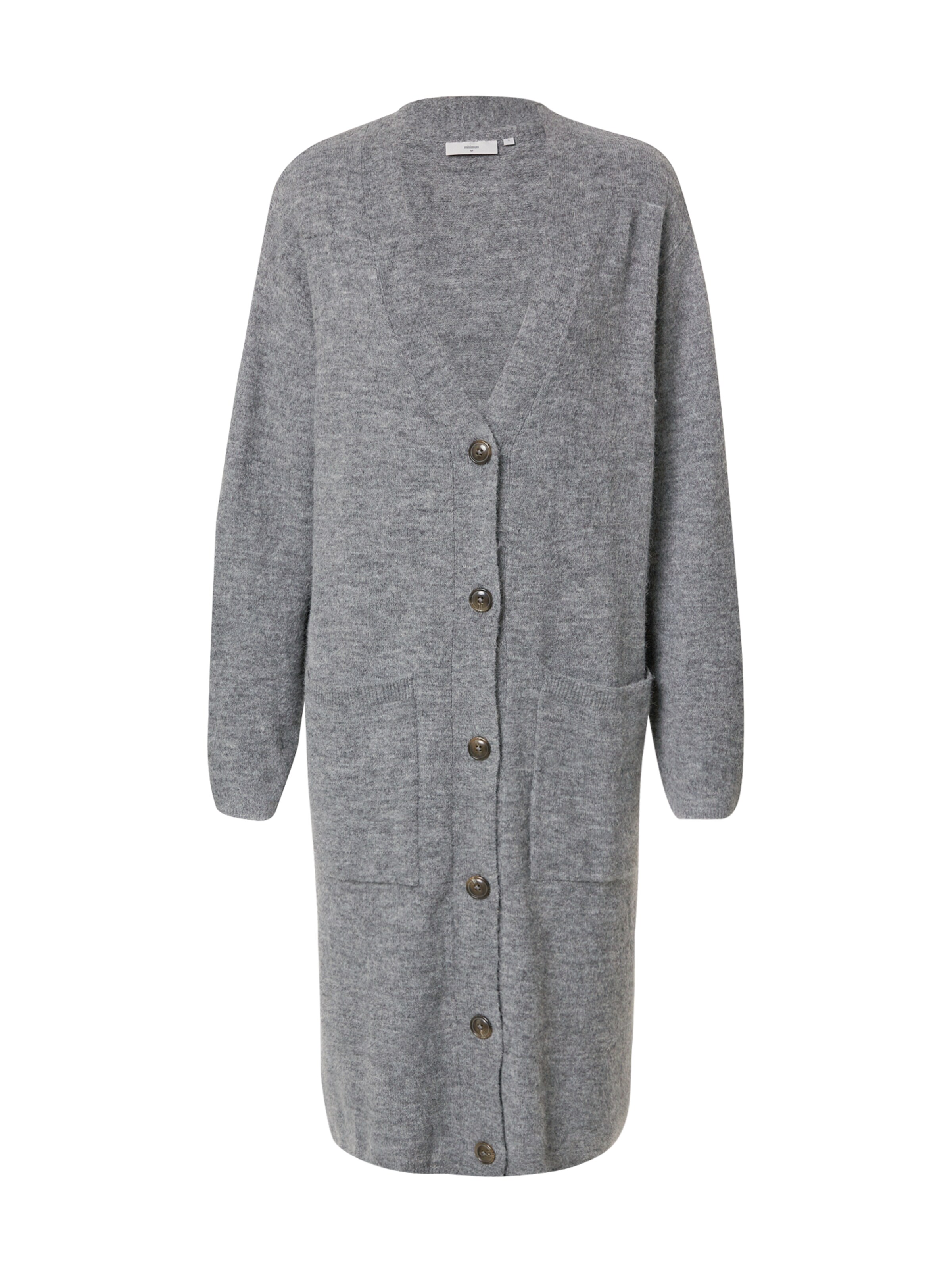 Frauen Pullover & Strick minimum Strickjacke 'Marsin' in Graumeliert - OP03882 Frauen Pullover & Strick minimum Strickjacke 'Marsin' in Graumeliert - OP03882