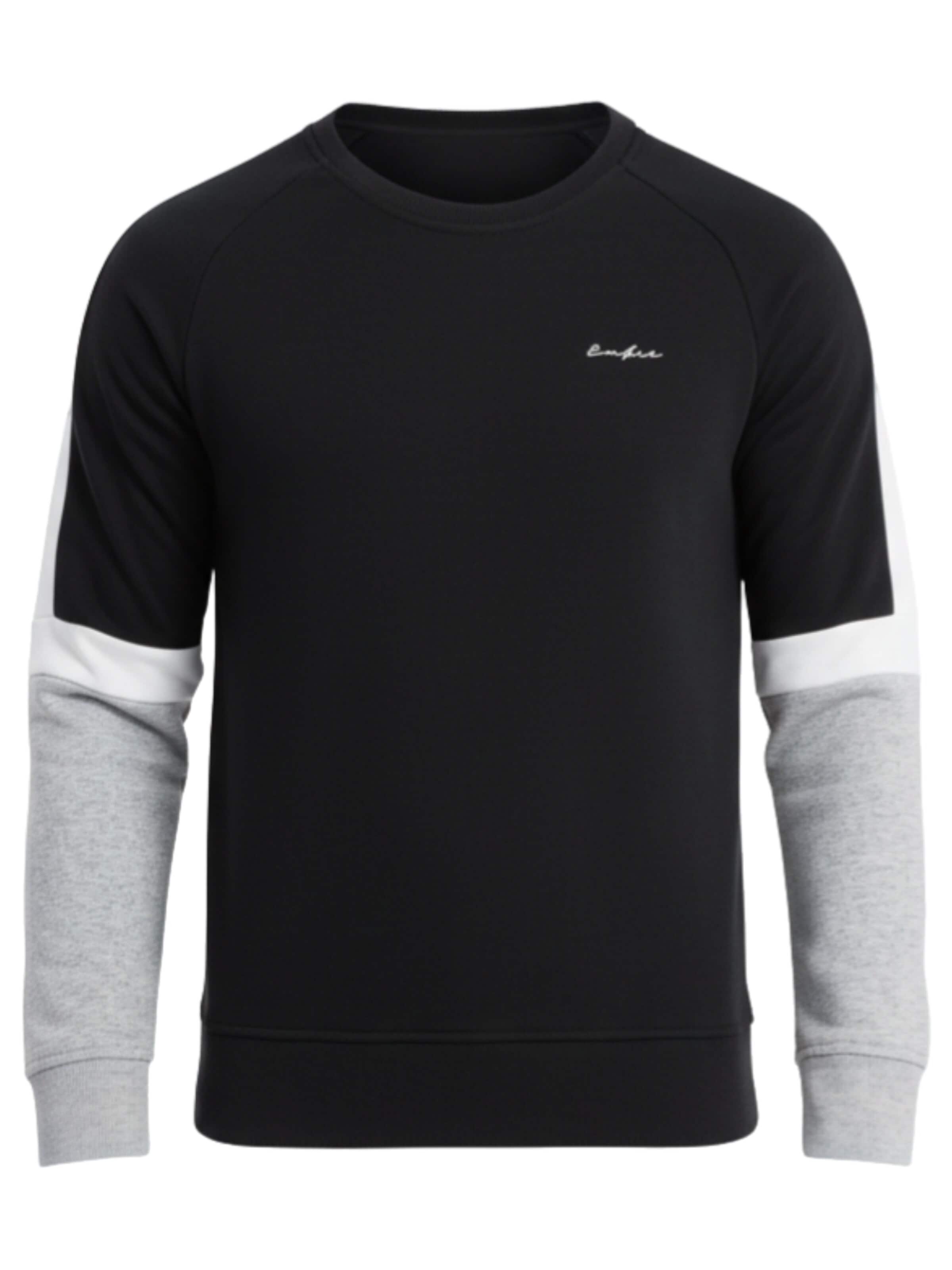 Sweat-shirt Ombre en noir