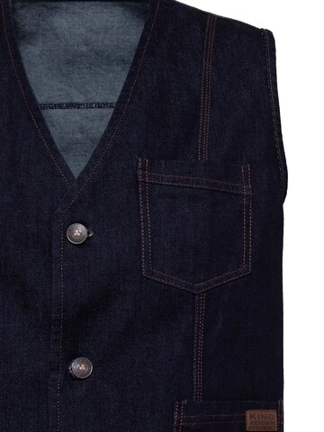 King Kerosin Vest in Blue