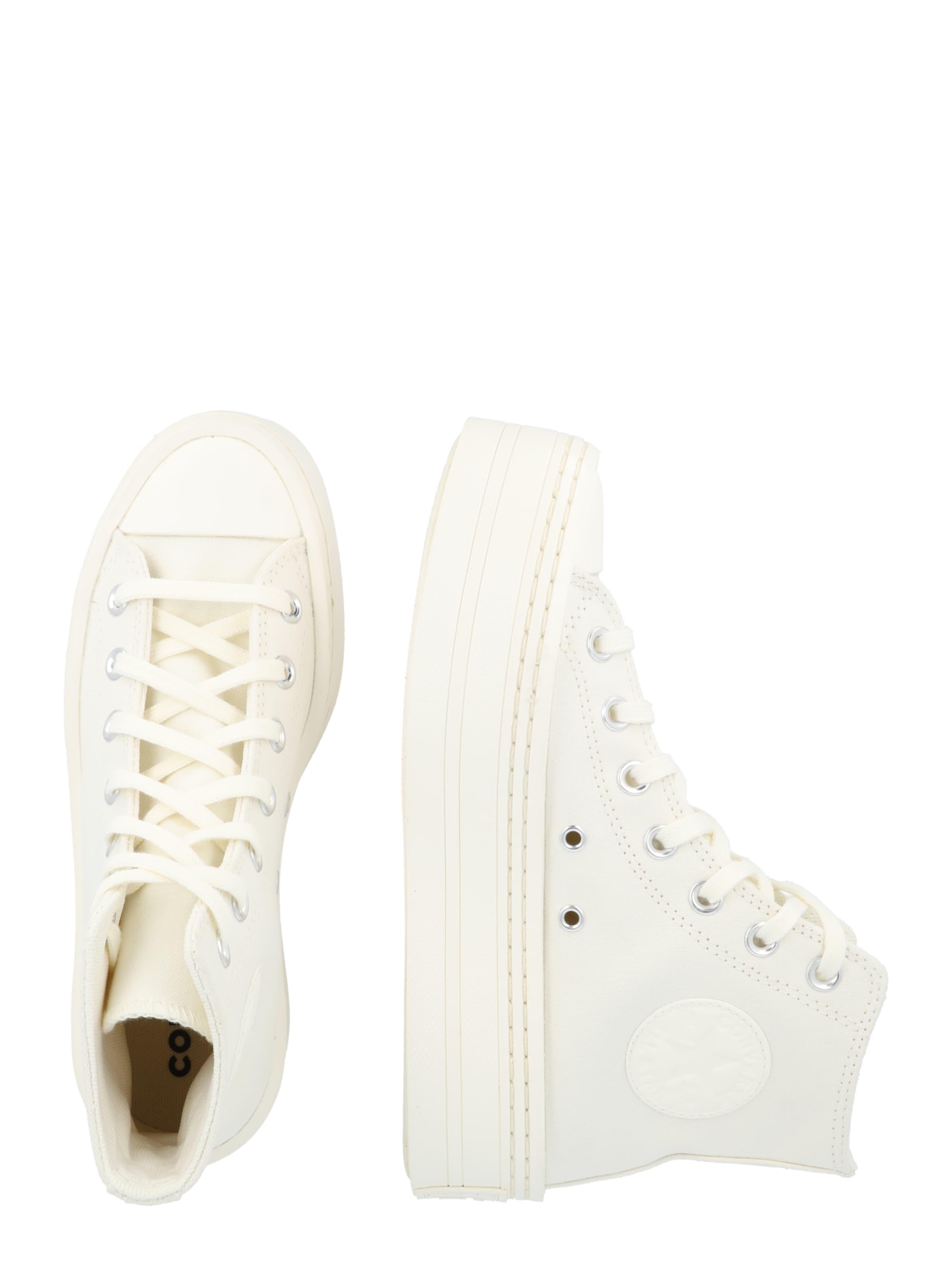 CONVERSE Sneaker high 'CHUCK TAYLOR ALL STAR MODERN LIFT HI CANVAS' i hvid