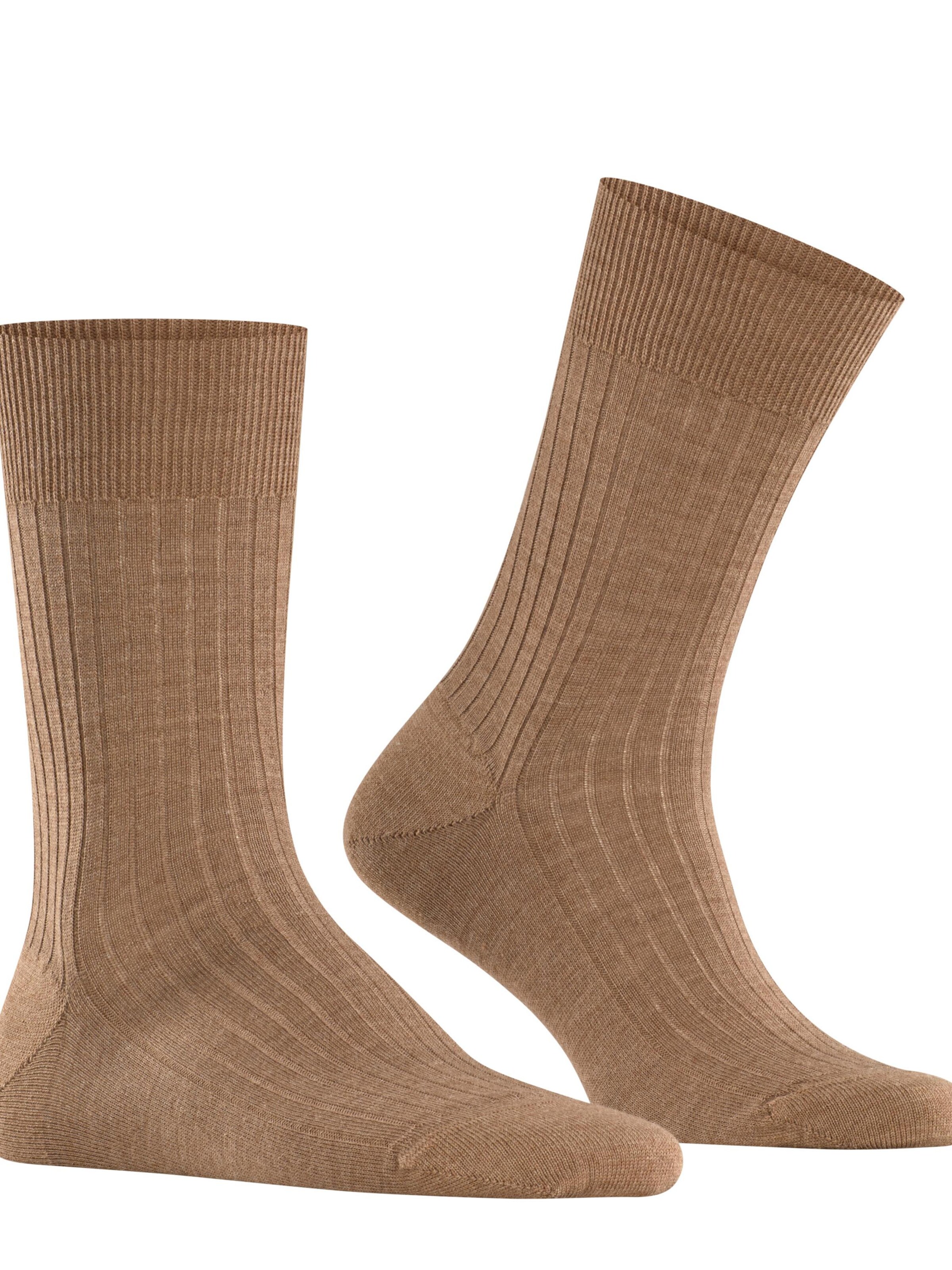 FALKE Socks 'Bristol Pure' in Brown