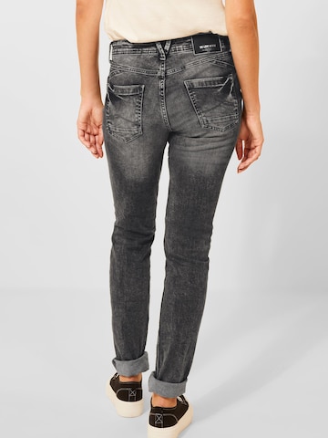 CECIL Slimfit Jeans 'Scarlett' in Grau