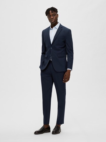 SELECTED HOMME Slim Fit Pikkutakki 'Elon' värissä sininen