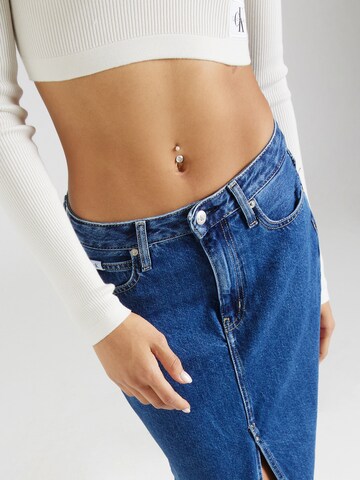 Calvin Klein Jeans Spódnica w kolorze niebieski