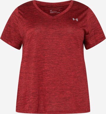 T-shirt fonctionnel UNDER ARMOUR en rouge : devant