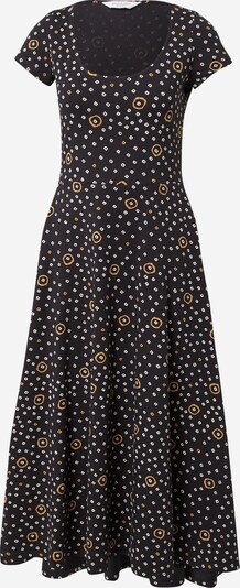 People Tree Vestido 'Carly Shibori' em castanho / preto / branco, Vista do produto