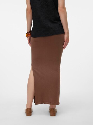 Jupe 'MLAlanis' MAMALICIOUS en marron