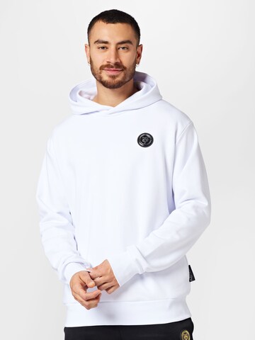 Plein Sport Sweatshirt in White: front