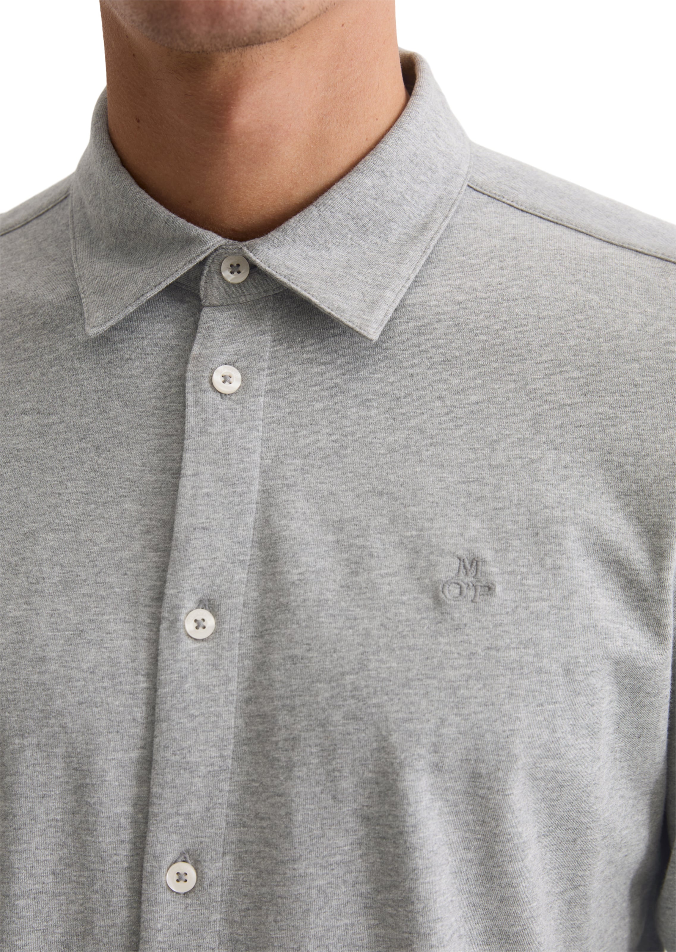 Marc O'Polo Regular fit Button Up Shirt in Grey