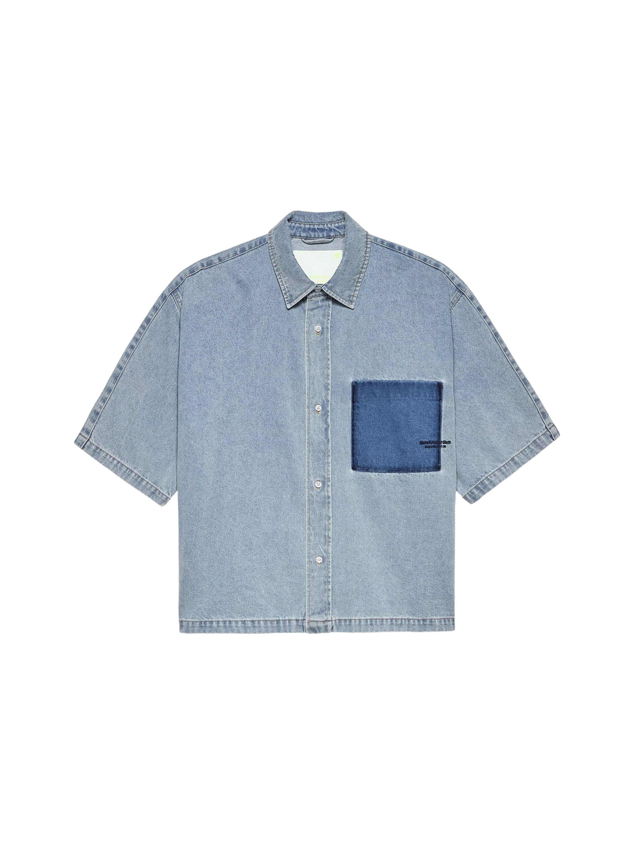 NEW AMSTERDAM - Comfort Fit Camisa em azul: frente