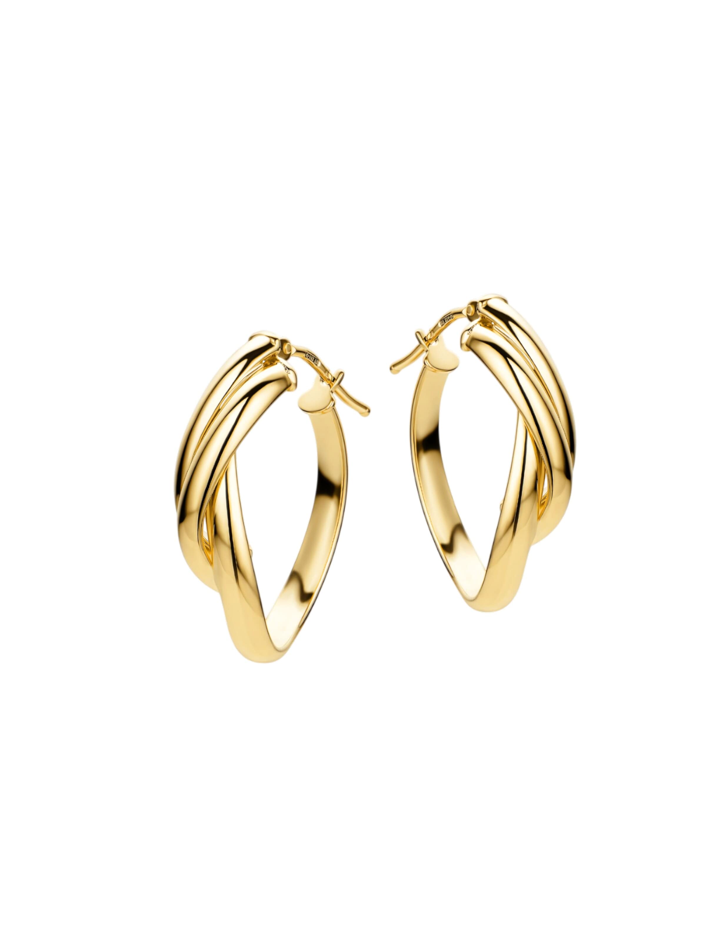 Vanlere - Pendientes en oro: frente