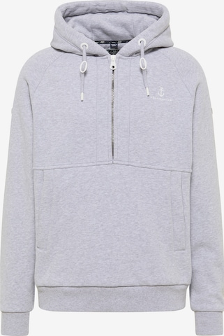 DreiMaster Maritim Sweatshirt in Grey: front
