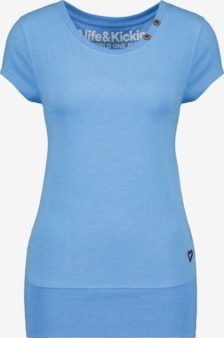 Alife and Kickin - Camisa em azul: frente
