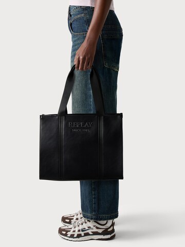 REPLAY Shopper in Schwarz