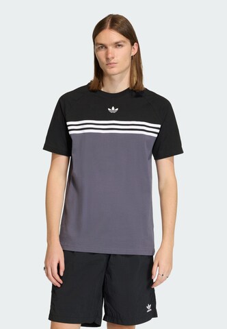 ADIDAS ORIGINALS Shirt in Grey: front