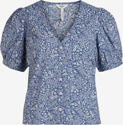 OBJECT Bluse 'MIE' in blau / weiß, Produktansicht