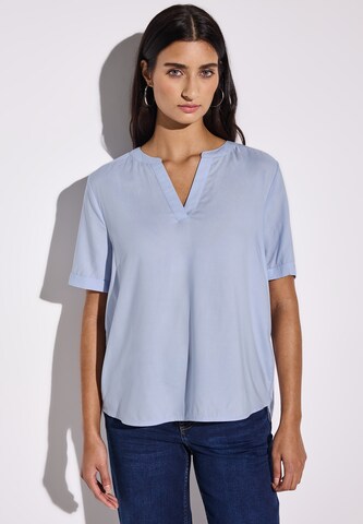 STREET ONE Bluse in Blau: Vorderseite