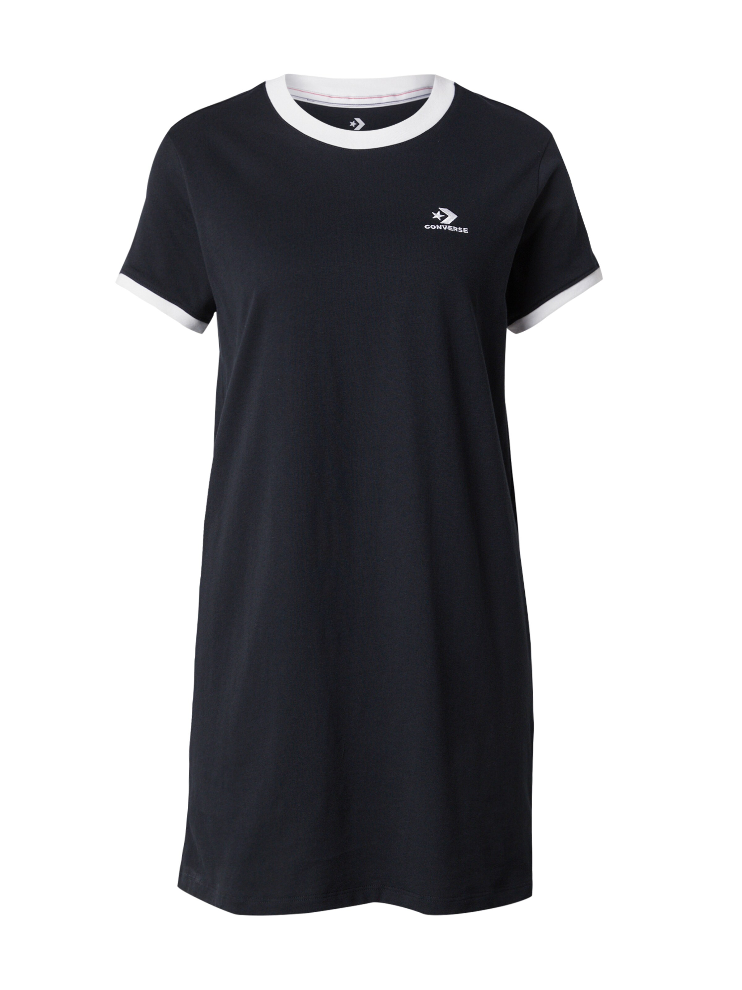 CONVERSE Šaty 'Star Chevron' - Čierna: predná strana