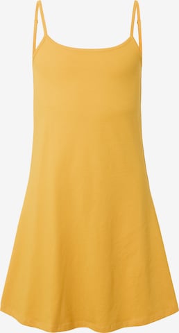Urban Classics Šaty – žlutá: přední strana