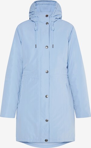 ICEBOUND Between-Seasons Coat in Blue: front