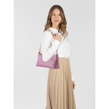 Borsa a spalla 'Aura' di Coccinelle in rosa: frontale