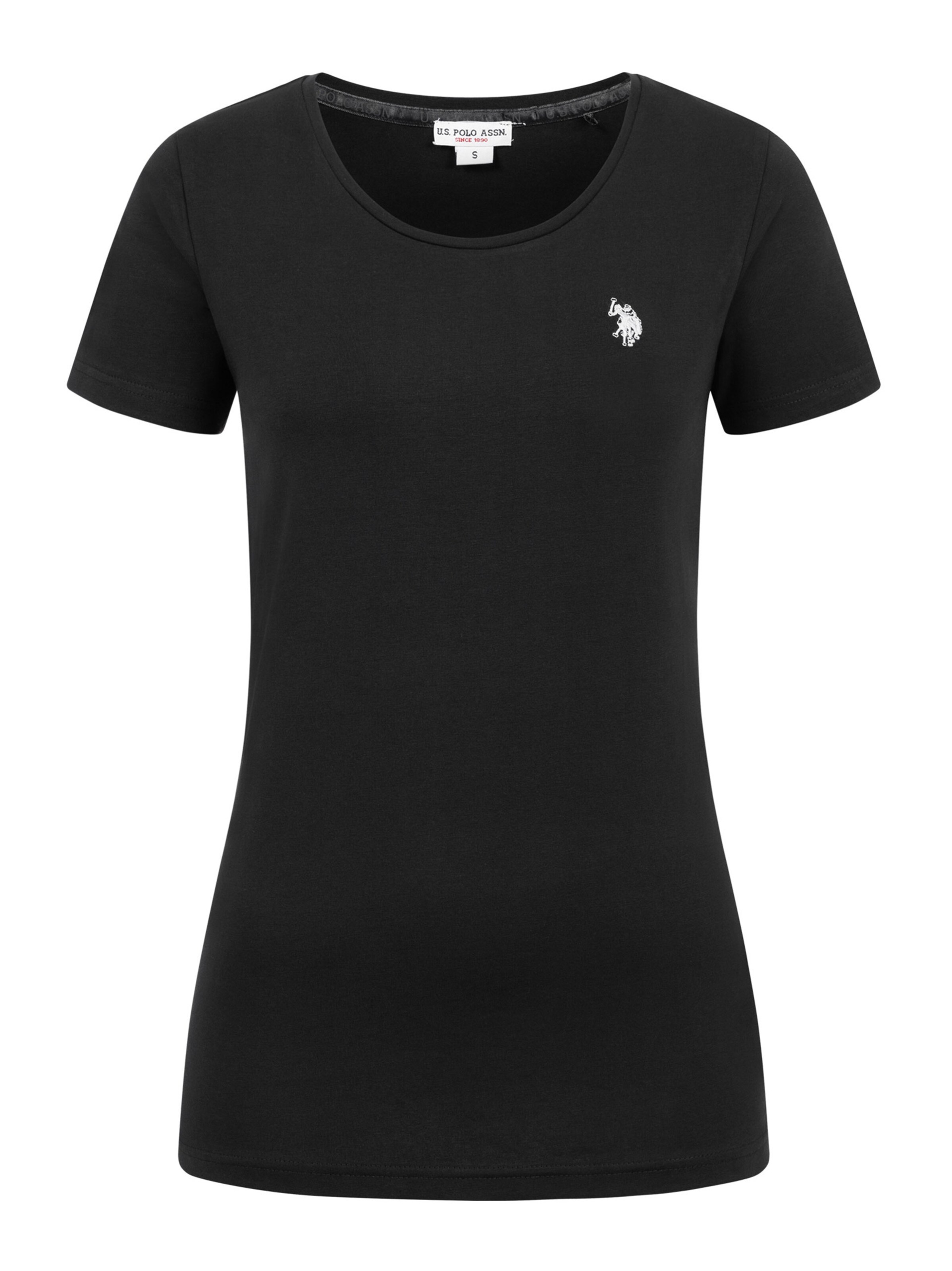 U.S. POLO ASSN. Shirt in Zwart: voorkant