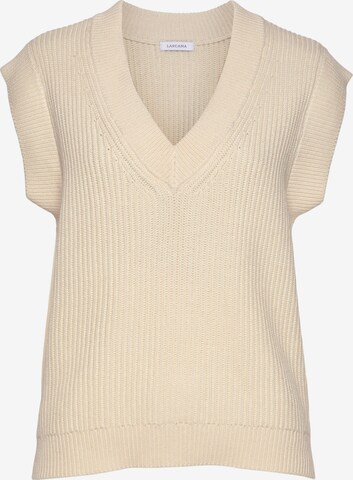 LASCANA Pullover in Beige: predná strana