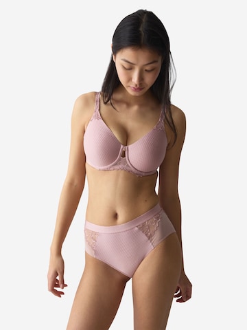 TRIUMPH Classic Bra 'Wild Azalea' in Pink: front