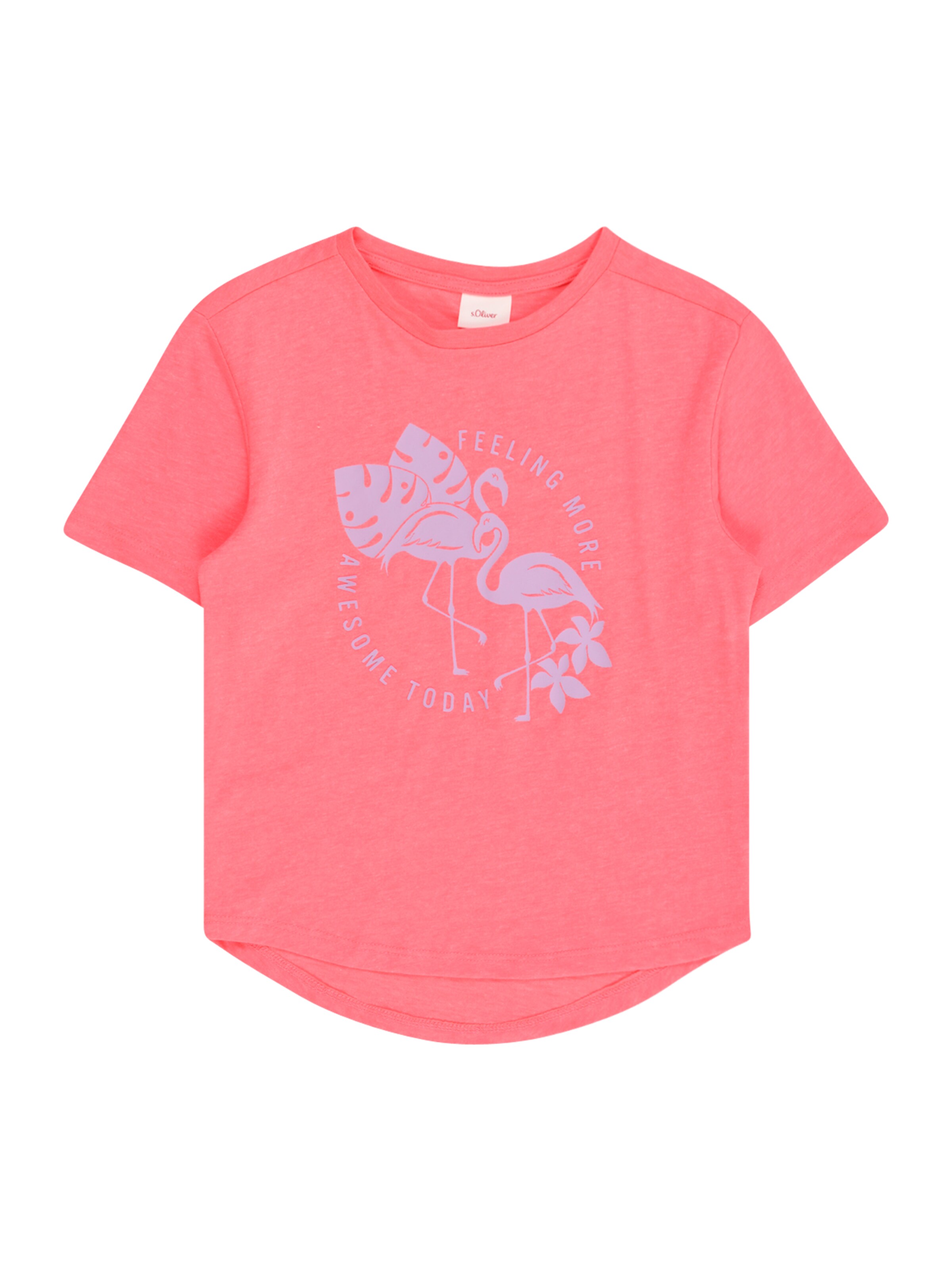 T-Shirt s.Oliver en orange : devant