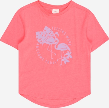 T-Shirt s.Oliver en rose : devant