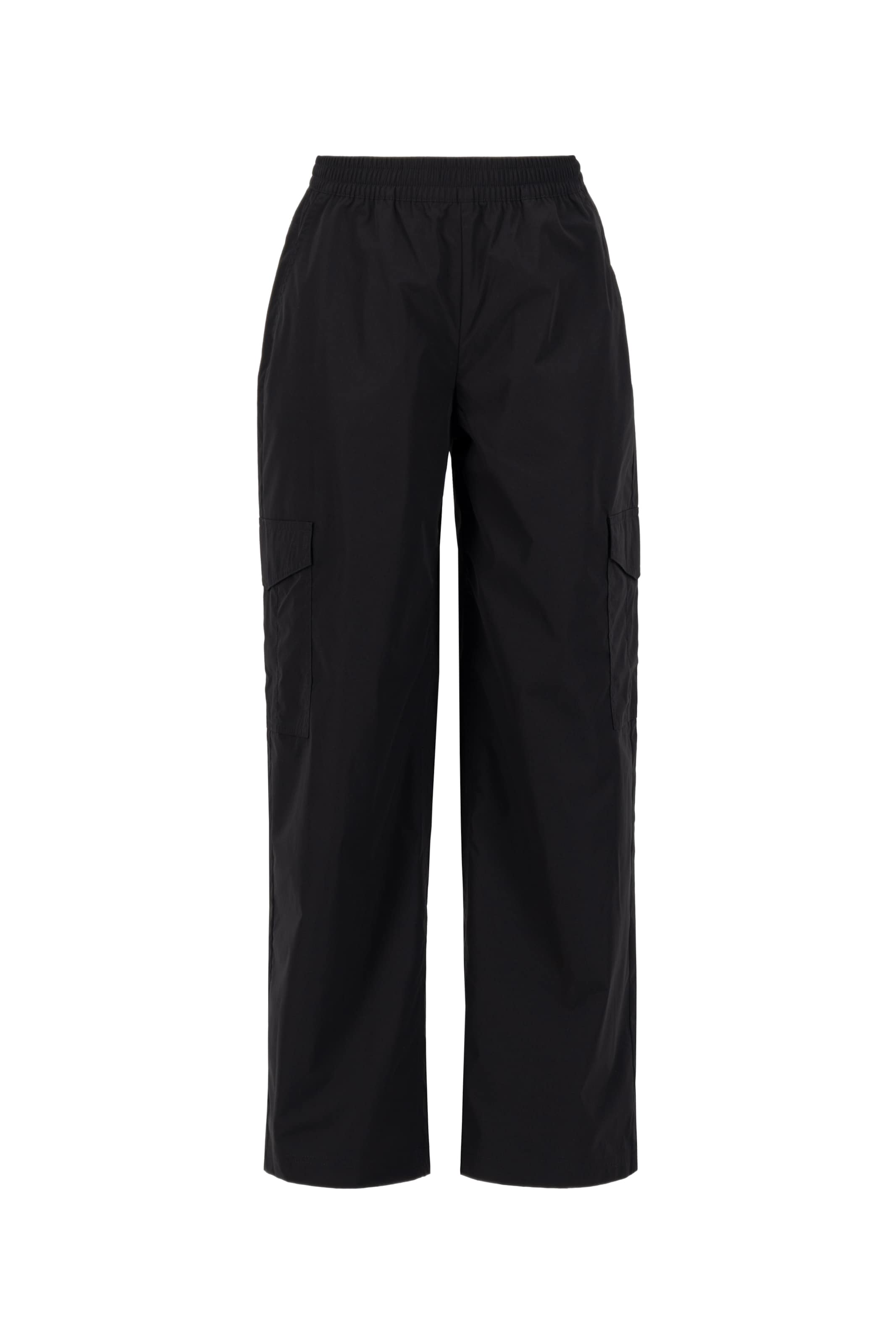 ALPHA INDUSTRIES Voľný strih Kapsáče - Čierna: predná strana