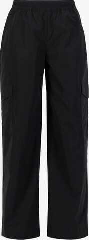 Loosefit Pantalon cargo ALPHA INDUSTRIES en noir : devant