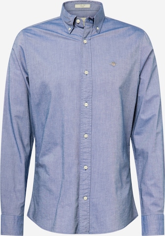 GANT - Slim Fit Camisa clássica em azul: frente