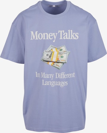 T-Shirt 'Money Talks' Mister Tee en violet : devant