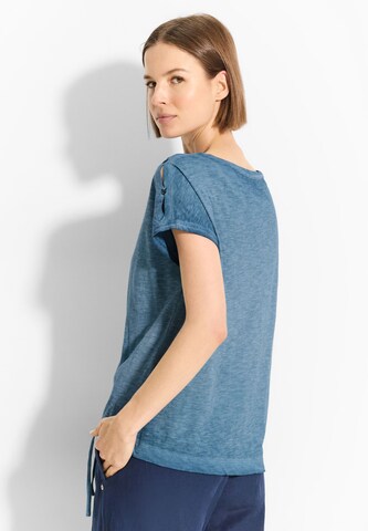 CECIL T-Shirt (GOTS) in Blau