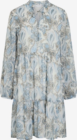 Rochie 'VIFALIA' de la VILA pe albastru: față