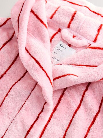 Next Банный халат длинный в Ярко-розовый: спереди