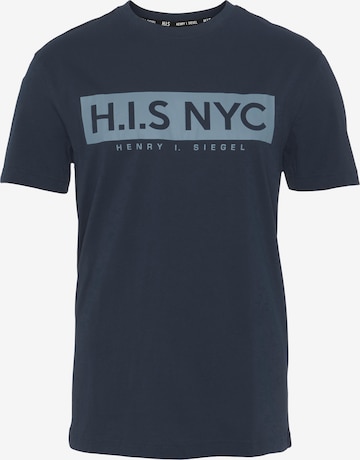 H.I.S Shirt in Blue: front