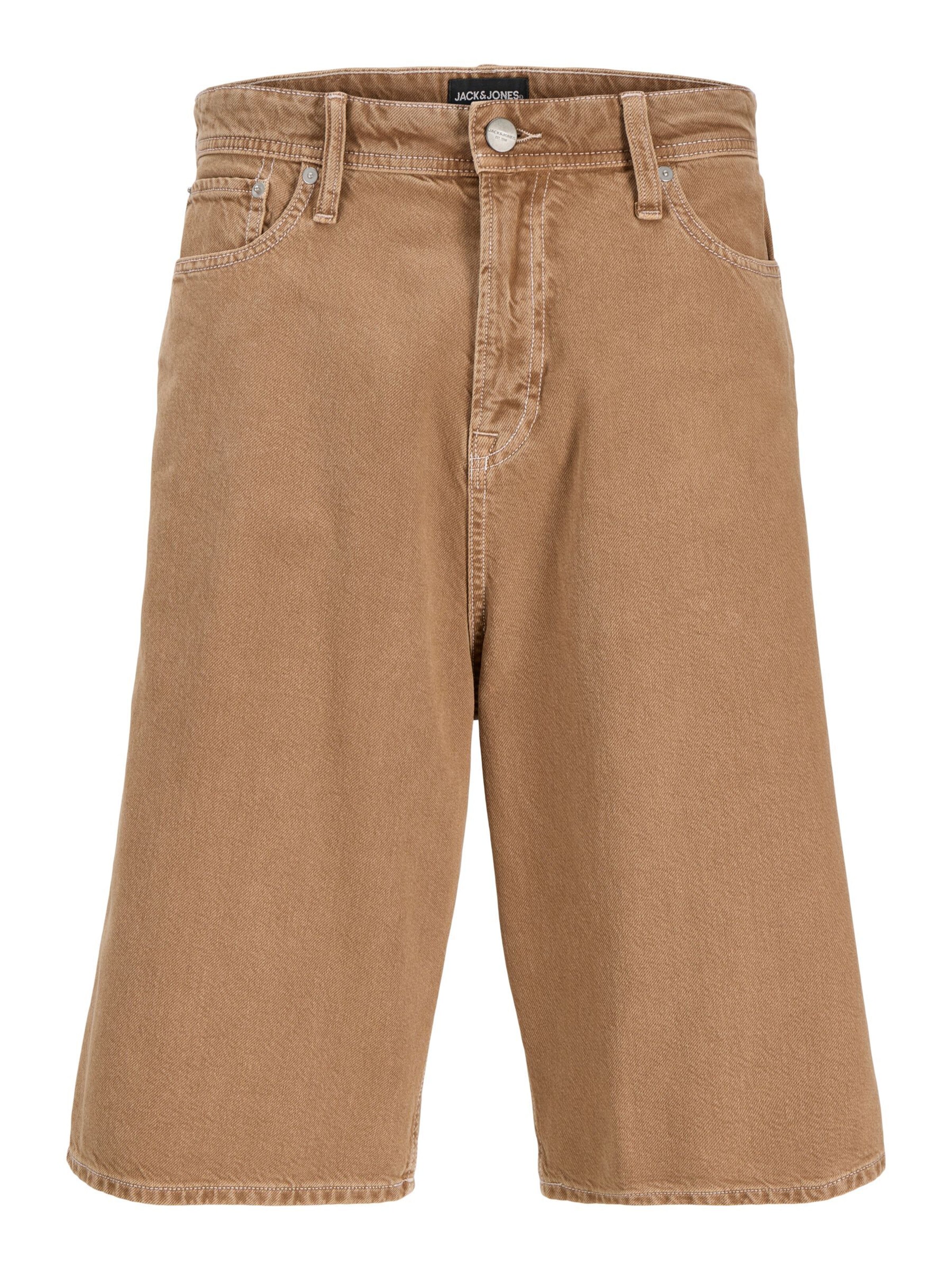 JACK & JONES Jeans 'JJAlex' in de kleur Mokka, Productweergave