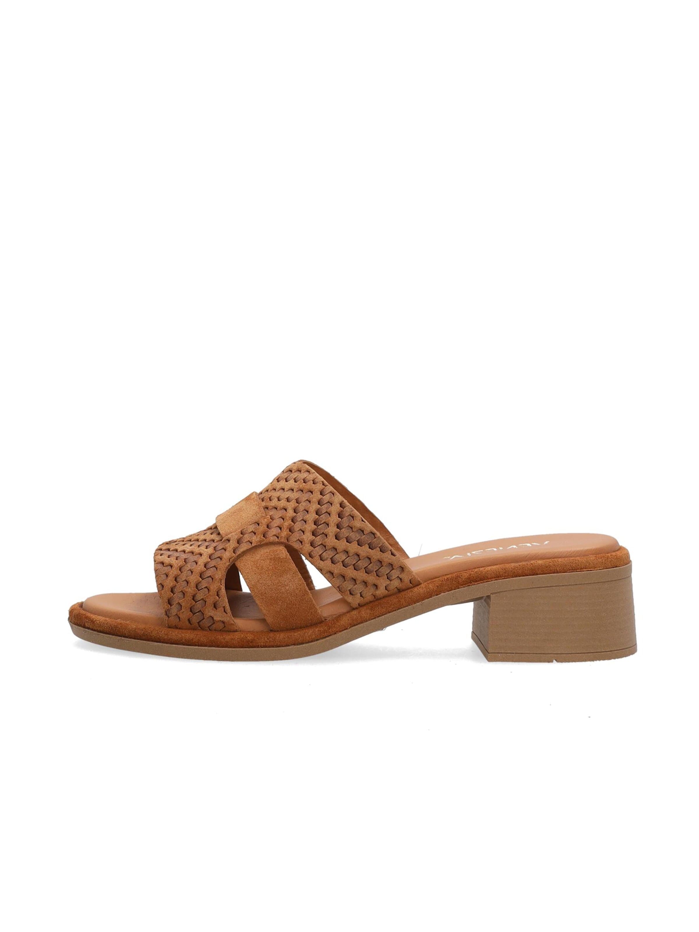 VENEZIA Mules 'Venezia' in Brown: front