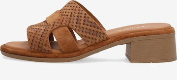 VENEZIA Mules 'Venezia' in Brown: front