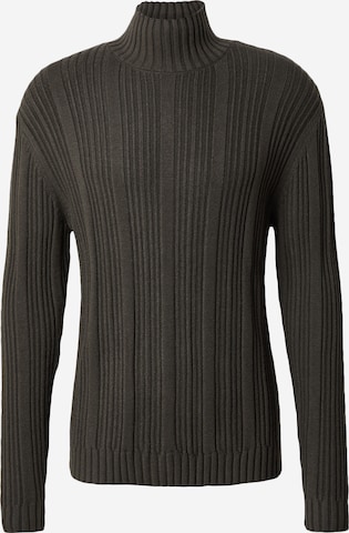 DAN FOX APPAREL Sweater 'Devran' in Grey: front