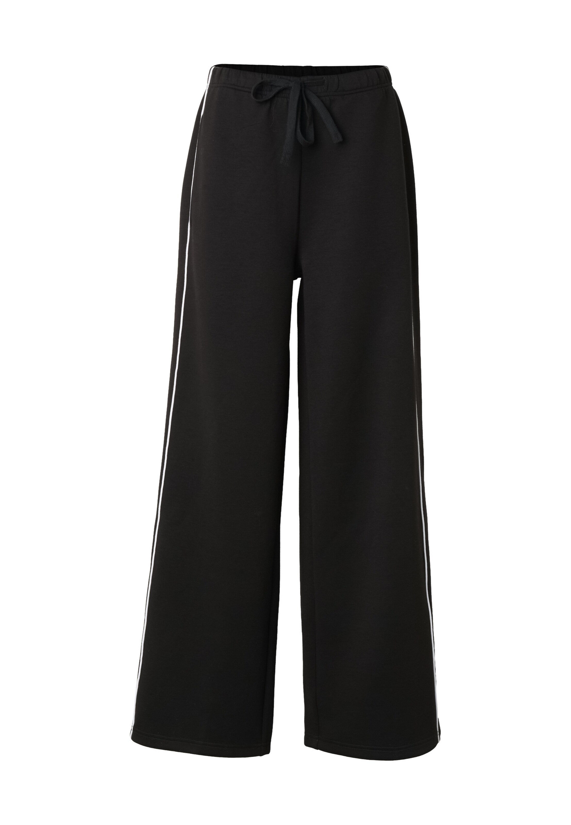 Urban Classics Wide Leg Hose in Schwarz: Vorderseite