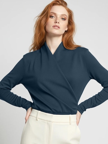 No Matter What Top in Blauw: voorkant
