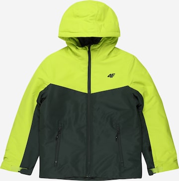 4F Athletic Jacket in Green: front