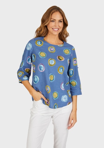 Navigazione Blouse in Blauw: voorkant