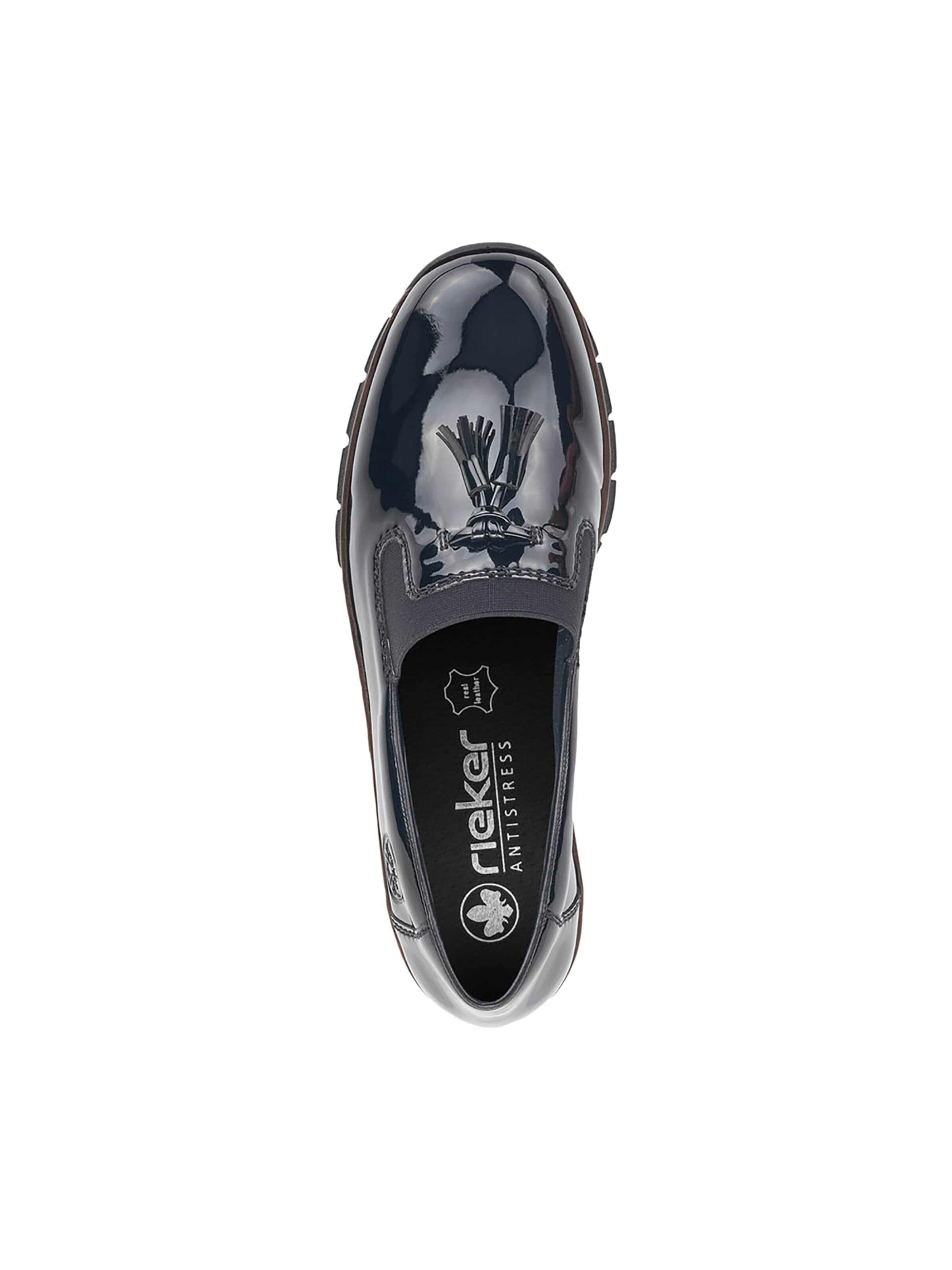 Slipper 'Softlack-Slipper' di Rieker in nero
