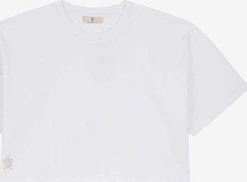 Pacifique Sud T-shirt 'Bloom' i vit: framsida