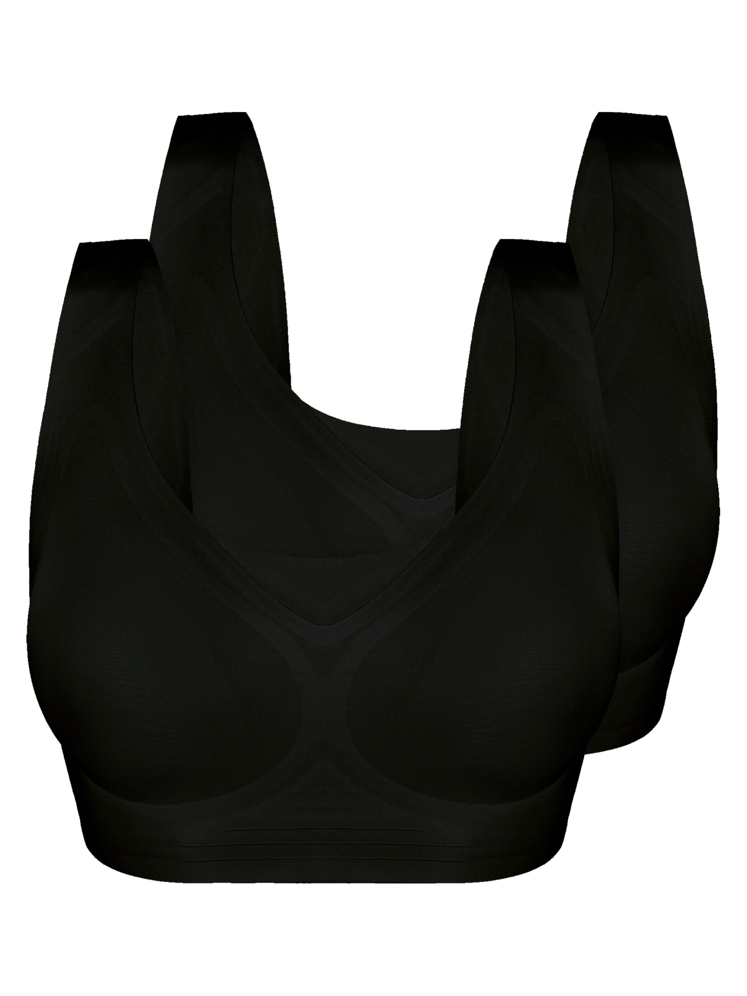 sassa Mieder 'Bonded Micro'‌‌‌‌‌‌‌‌‌‌ in Schwarz: Vorderseite