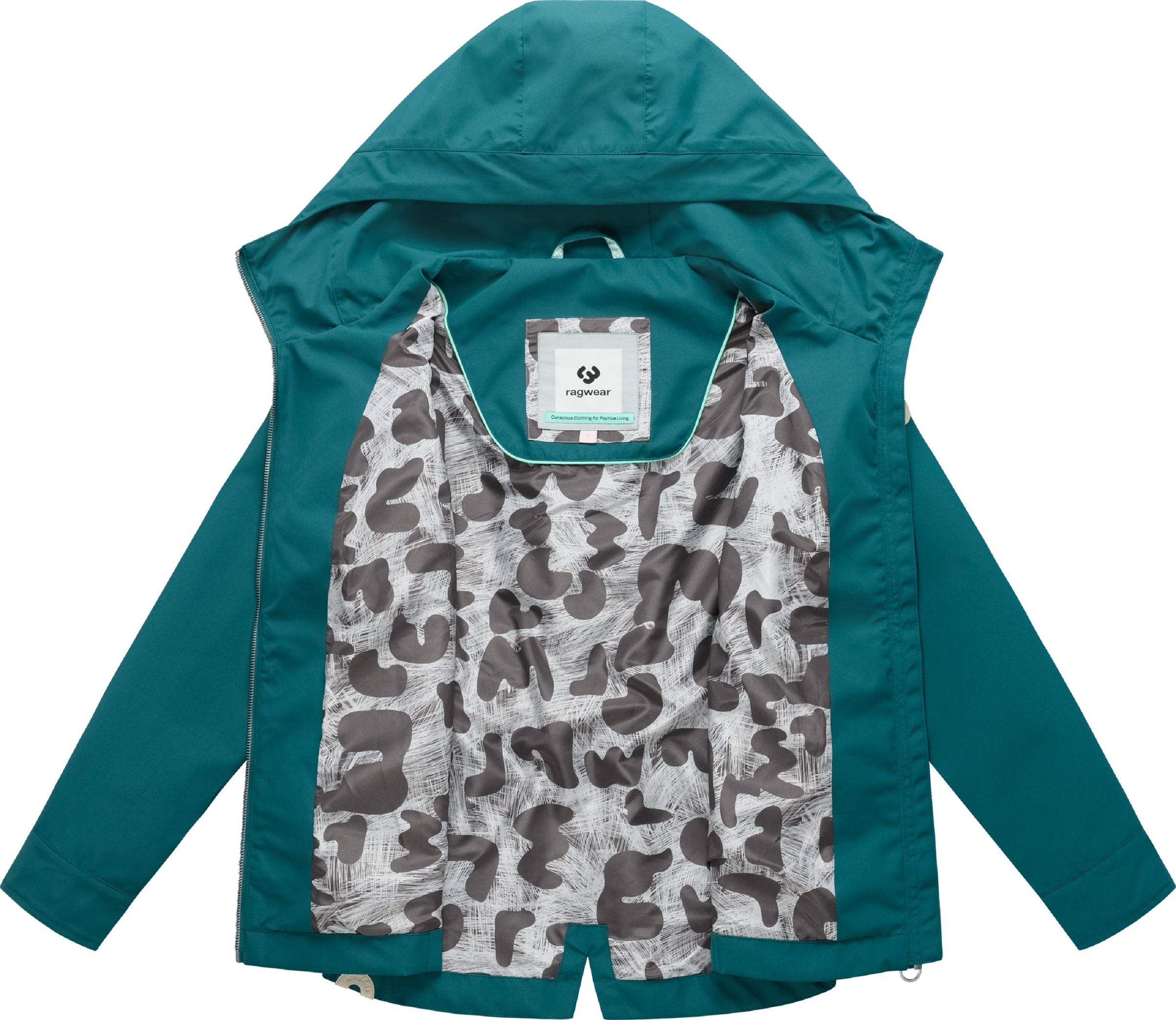 Ragwear Weatherproof jacket 'Monadde' in Green